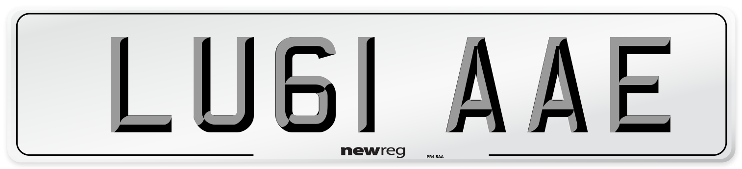 LU61 AAE Number Plate from New Reg